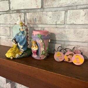 Disney Princess‎ Bathroom Set Early 2000’s Sleeping Beauty, Belle & Cinderella